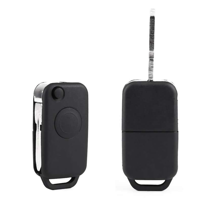 Coque Pliable 1 Bouton Pour Cle Telecommande Mercedes Benz Flip Key