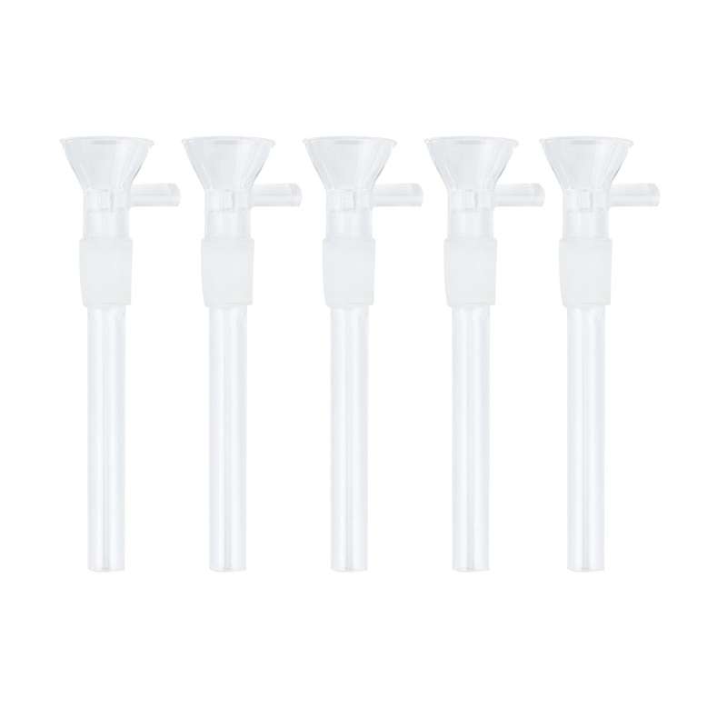 5pcs Glass Clear Bowl Holder Transparent Glass Funnel Bowl Holder