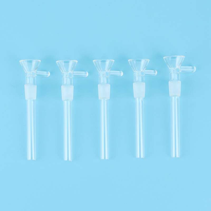 5pcs Glass Clear Bowl Holder Transparent Glass Funnel Bowl Holder