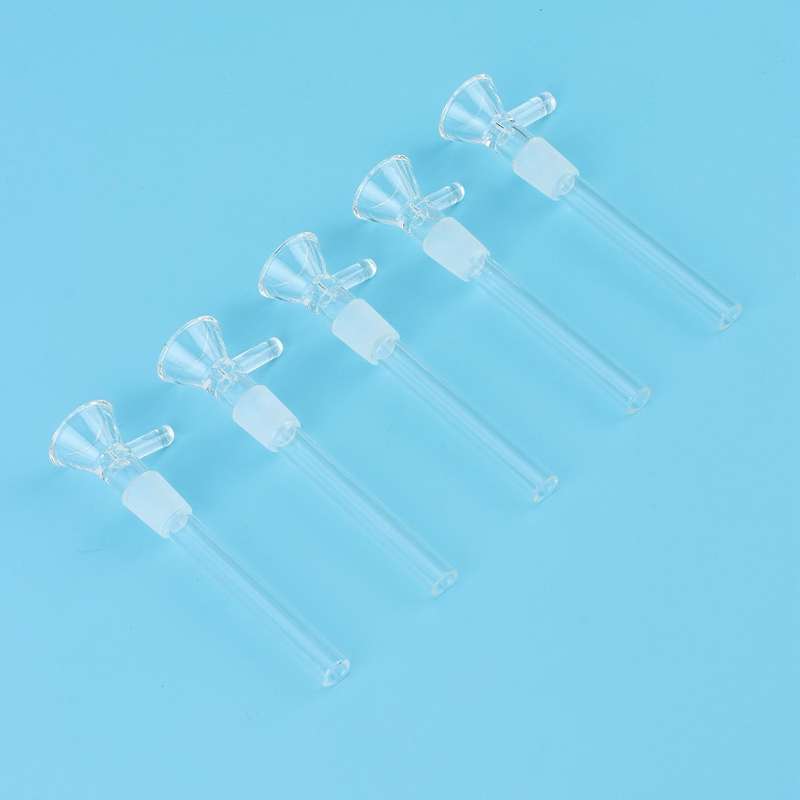 5pcs Glass Clear Bowl Holder Transparent Glass Funnel Bowl Holder