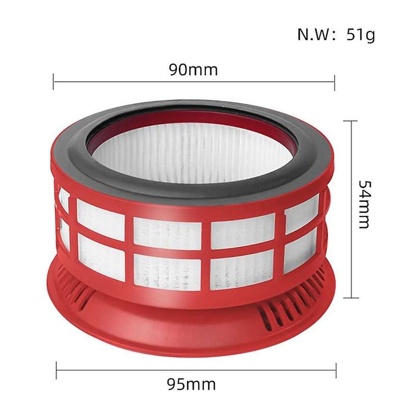 Parts for Xiaomi Roborock H7 H6 Front Cotton Filter and Rear Filter