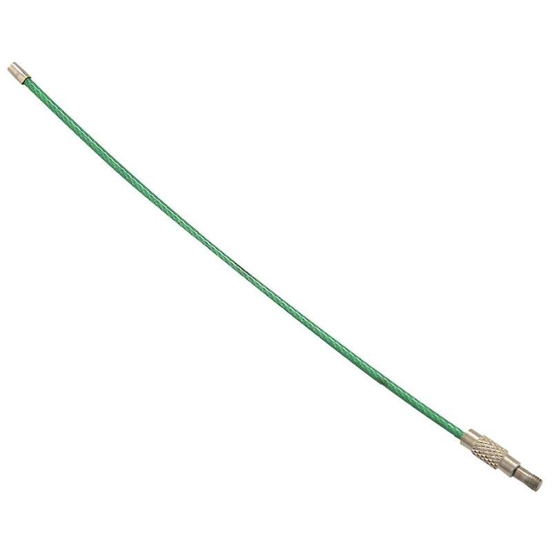 Colored Nylon Coated Stainless Steel Wire Keychains 2mm 6.3 Inches