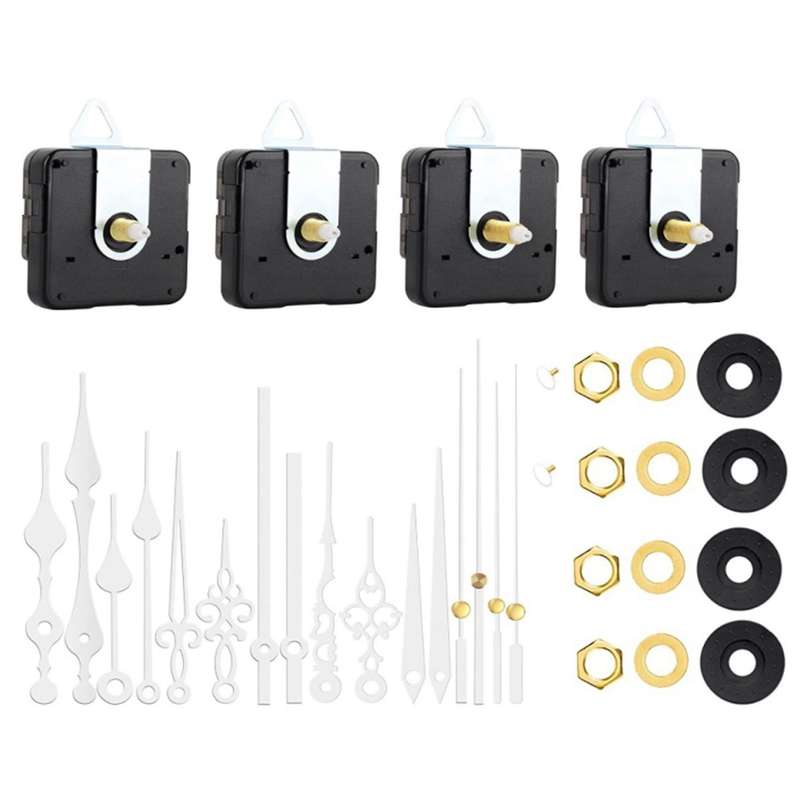 4pcs Clock Movement Motor Kit Quartz Movement Replacement Kit A