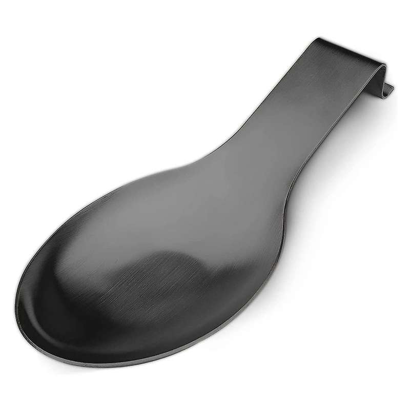 Stainless Steel Spoon Rest,spatula Ladle Holder, Brushed Finish