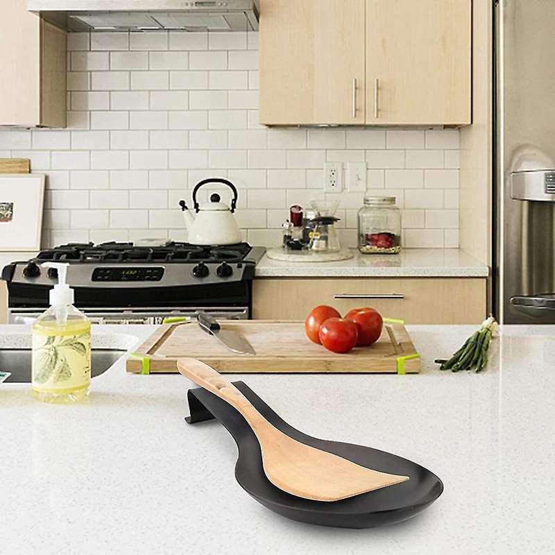 Stainless Steel Spoon Rest,spatula Ladle Holder, Brushed Finish