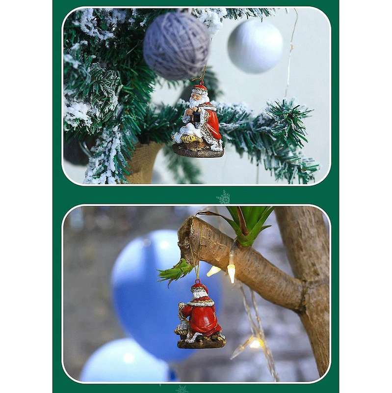 Christmas Elder Pendant Tree Decoration Christmas Resin Crafts Santa