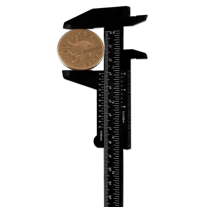 10 Pieces 150 Mm Plastic Caliper Vernier Caliper for Student Office