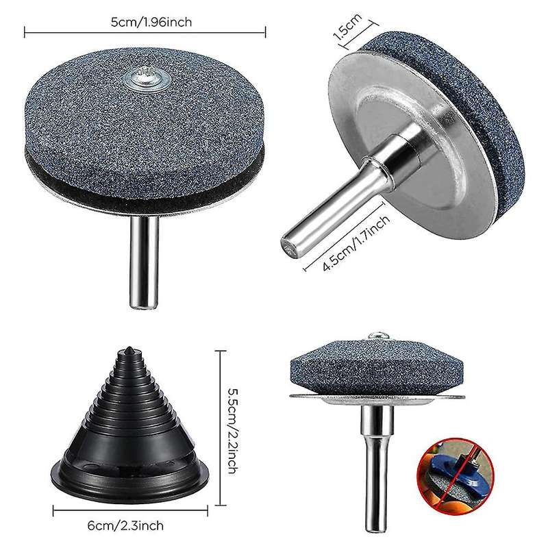 Lawn Mowers Blade Sharpener Tool Sharpener for Power and Hand Drill