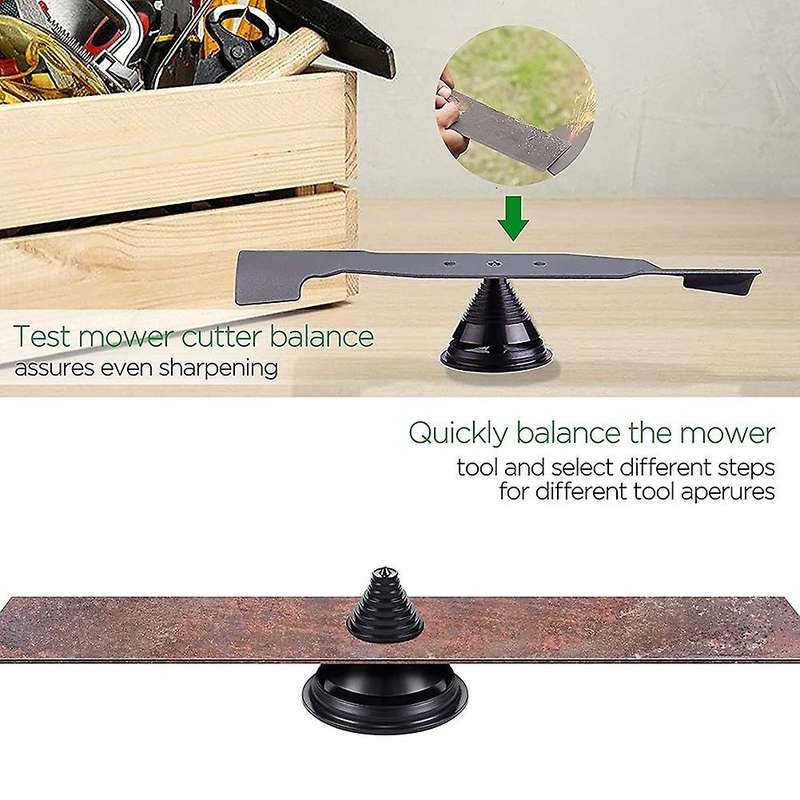 Lawn Mowers Blade Sharpener Tool Sharpener for Power and Hand Drill