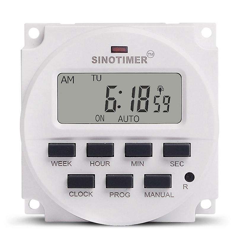 Sinotimer Tm618sh-1 1 Second Weekly Programmable Digital Timer