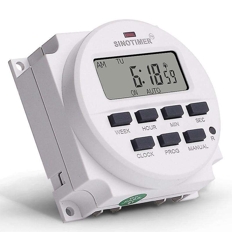 Sinotimer Tm618sh-1 1 Second Weekly Programmable Digital Timer