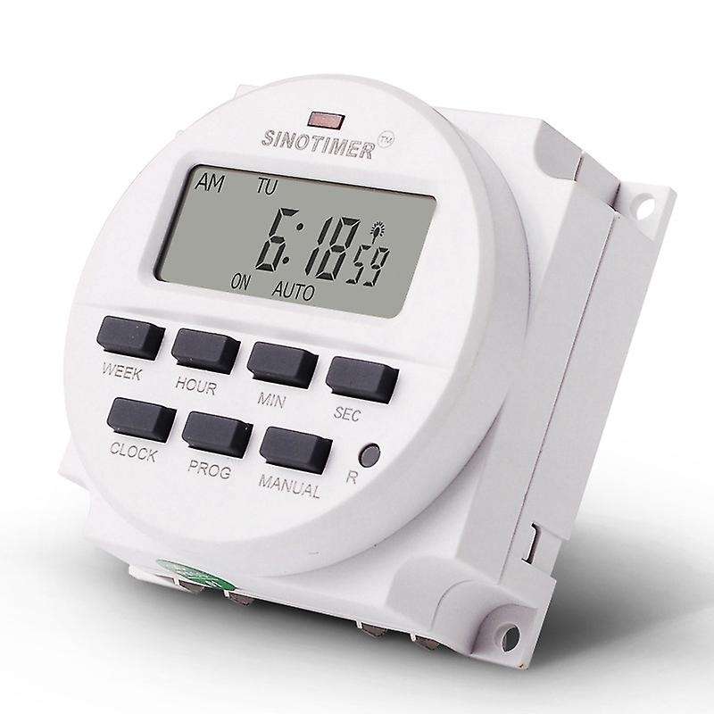 Sinotimer Tm618sh-1 1 Second Weekly Programmable Digital Timer
