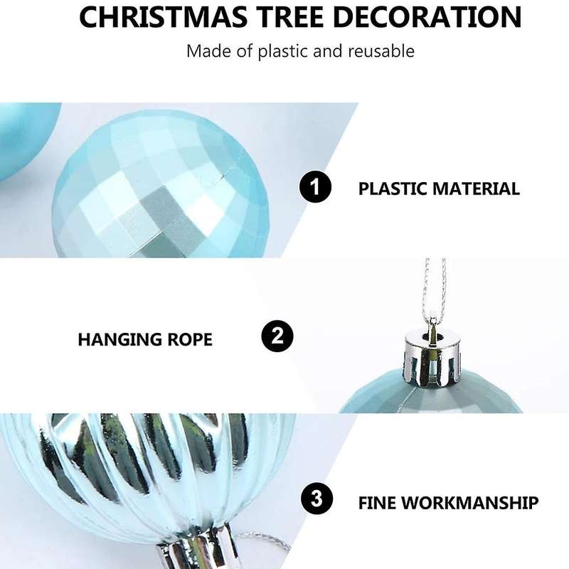 Christmas Tree Hanging Balls Christmas Balls Ornaments Creative Decor