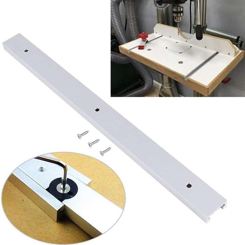 400mm Aluminum Alloy T-rail with Screws for Buildings and Fixtures