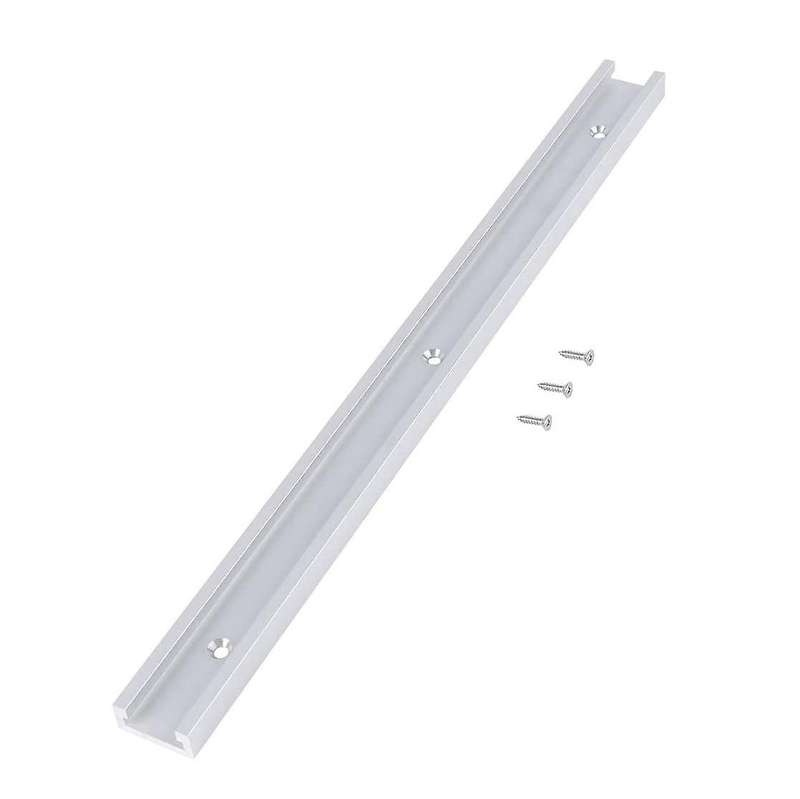 400mm Aluminum Alloy T-rail with Screws for Buildings and Fixtures