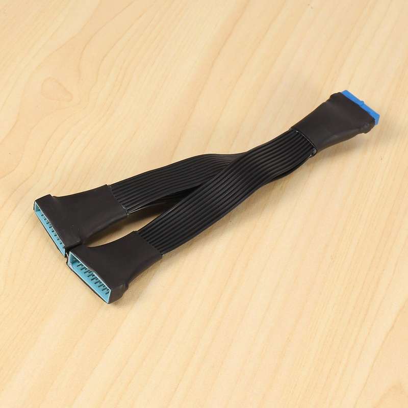 Mainboard Usb3.0 19pin 20-pin 1 to 2 Power Expansion Cable 12cm