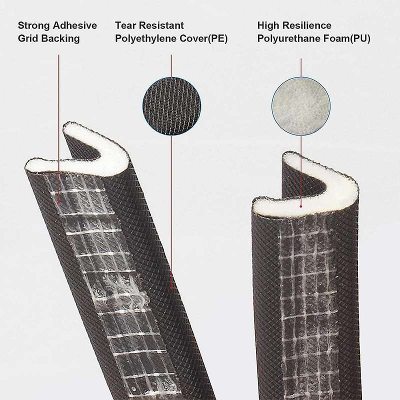 Weather Stripping for Door/windows X 26 Feet Long, V Shape Adhesive