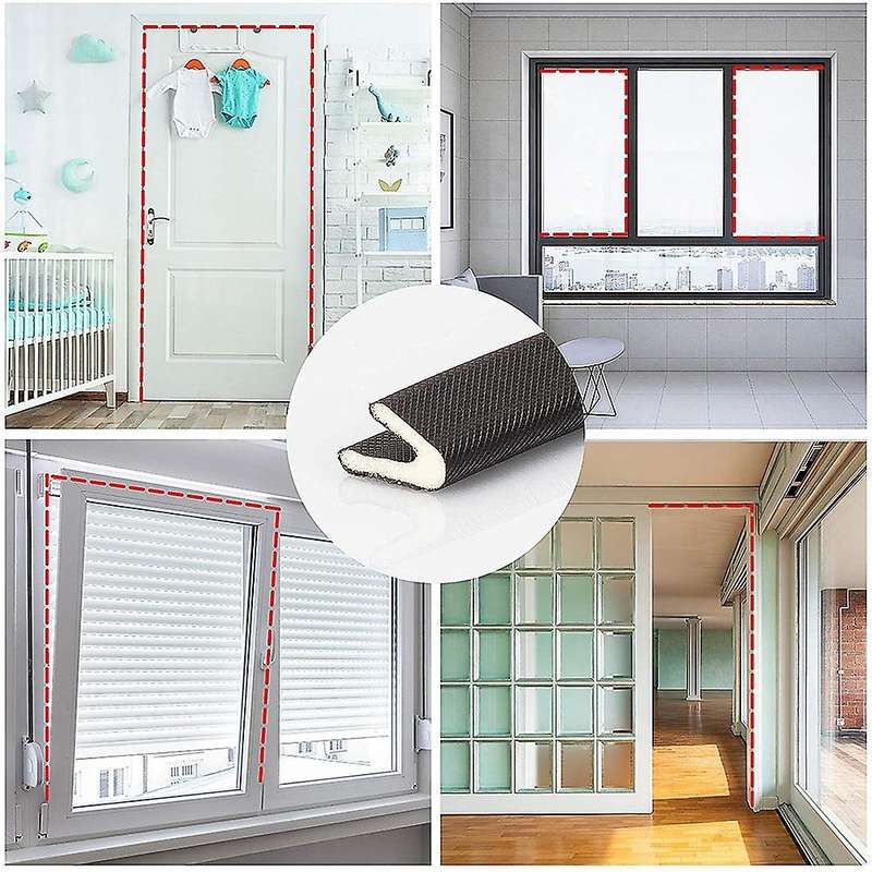 Weather Stripping for Door/windows X 26 Feet Long, V Shape Adhesive