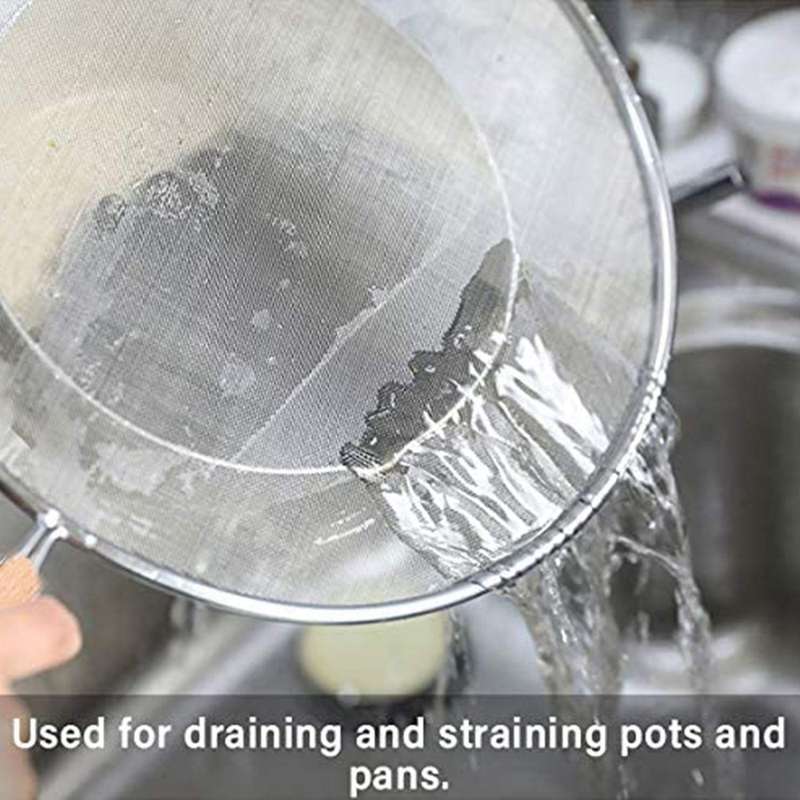 3 Pieces Splatter Guard Mesh Stainless Steel Guard Shield for Kitchen