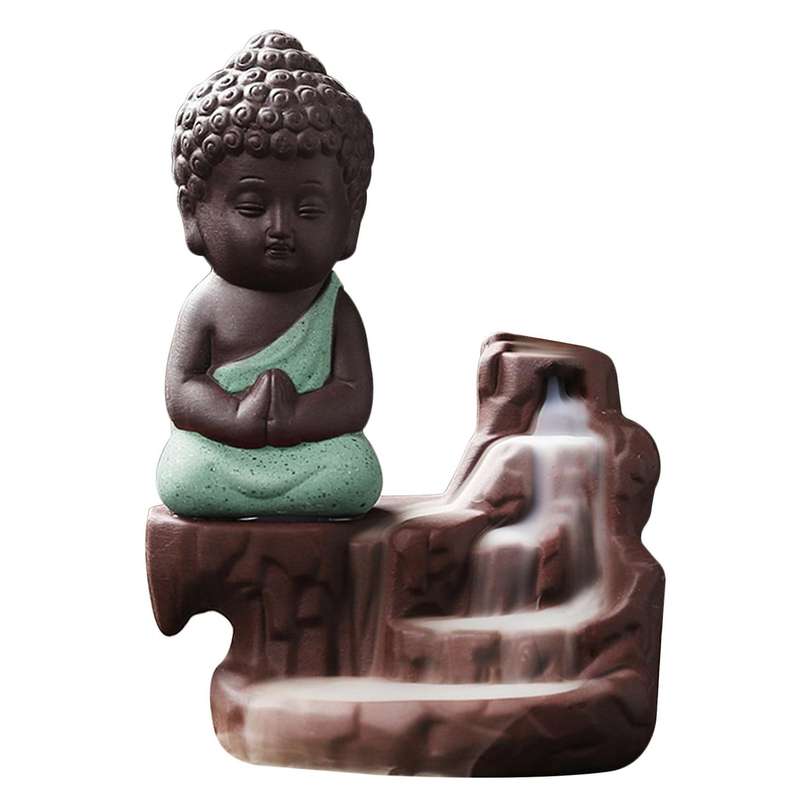 Incense Burner Backflow Creative Indoor Sandalwood Decoration B