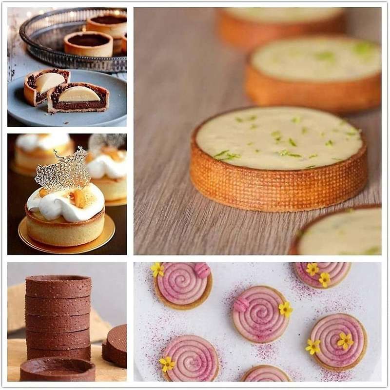 Diy French Dessert Bakeware Cutter Tart Ring Silicone Mousse Circle