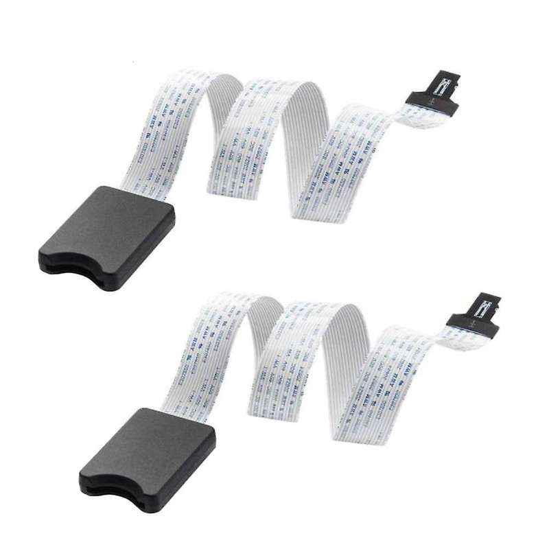 2pcs Sd Card Extension Cable Micro-sd to Sd Card Extension Cable 60cm