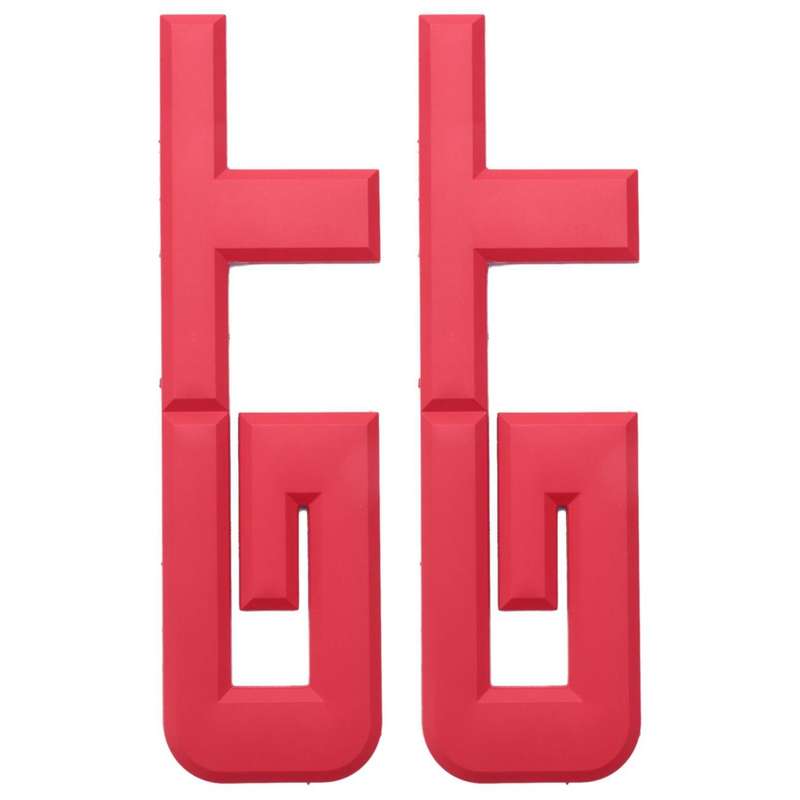 2x 3d Car Sticker for Ford Mustang Focus Mk 1 2 3 7 Mondeo Car Red