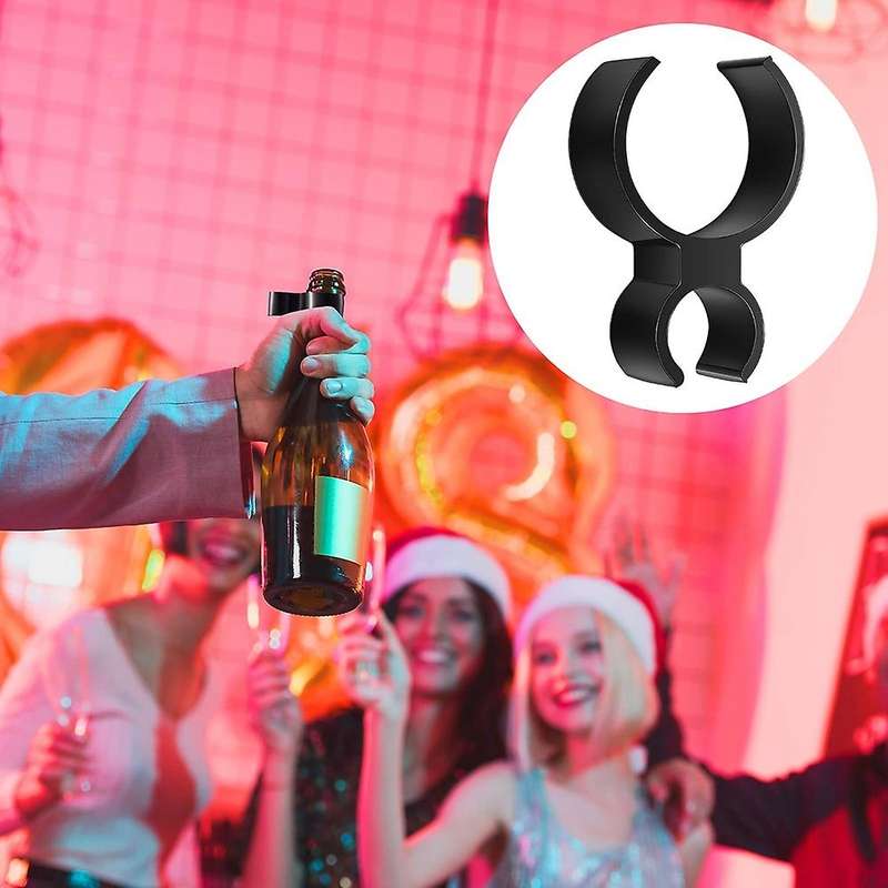 Champagne Bottle Single Holder Safety Clips for Candle (24 Pieces)