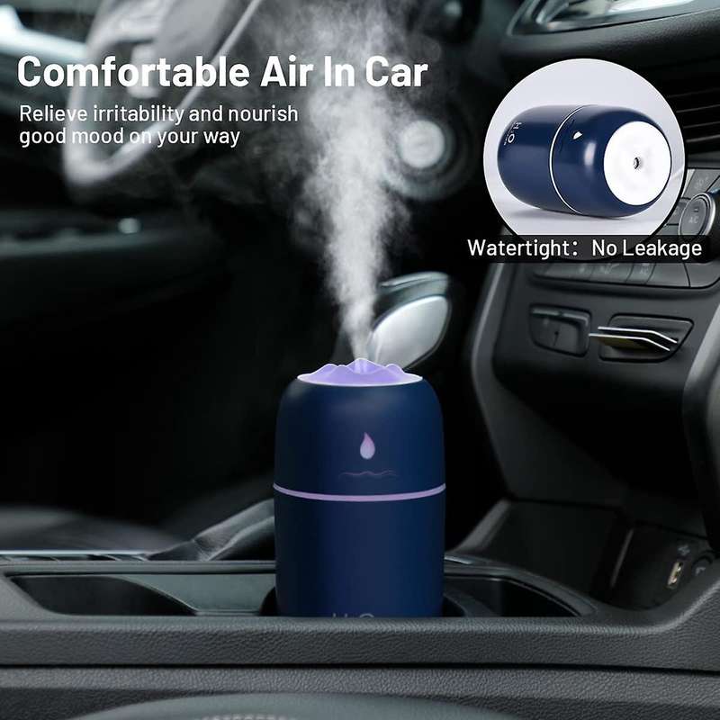 Snow Mountain Cool Mist Humidifier,280ml Usb Humidifier for Office