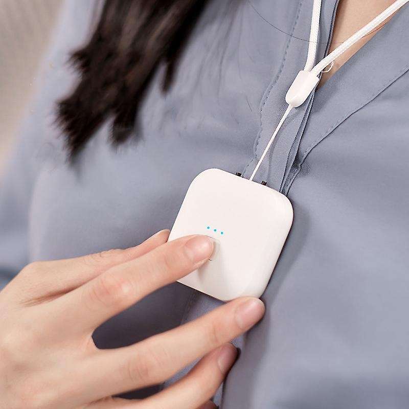 Air Purifier Necklace Around The Neck, Wearable Air Purifier White