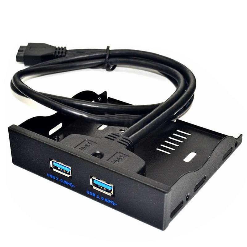 Usb3.0 Floppy Drive Front Panel 3.5 Inch 19pin to Usb3.0 Dual Port