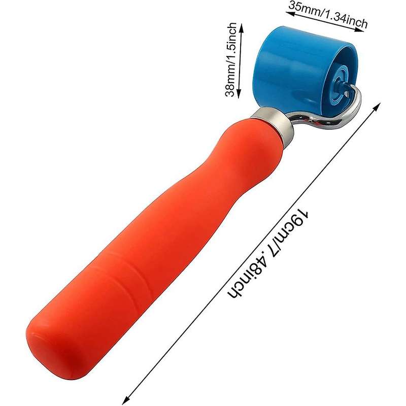 Plastic Crimping Wheel Plastic Seam Roller for Quilting and Sewing,