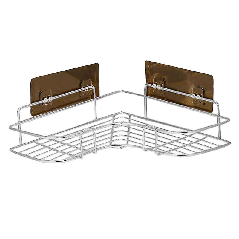 Stainless Steel Bathroom Shelf Bathroom Towel Shelf Punch B