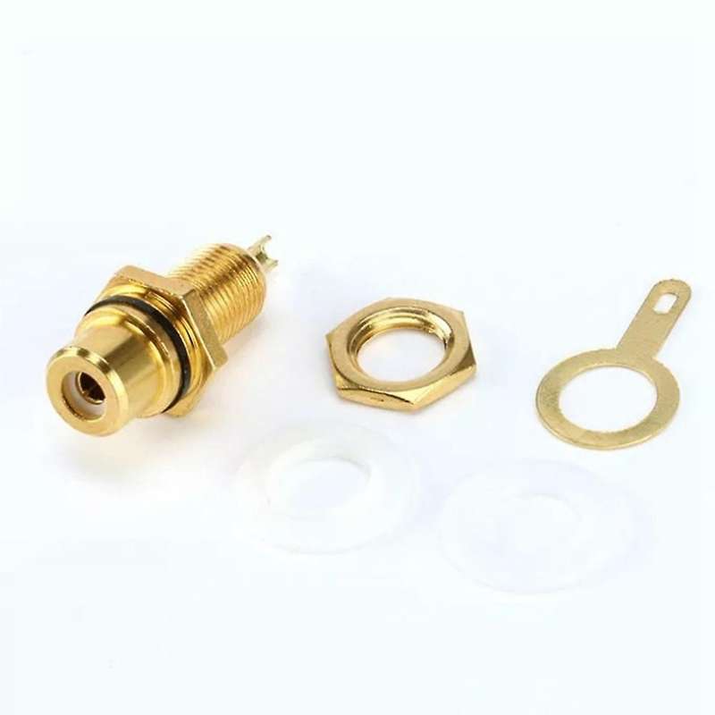 20pcs Gold Plated Rca Terminal Jack Plug for Amplifier Speaker