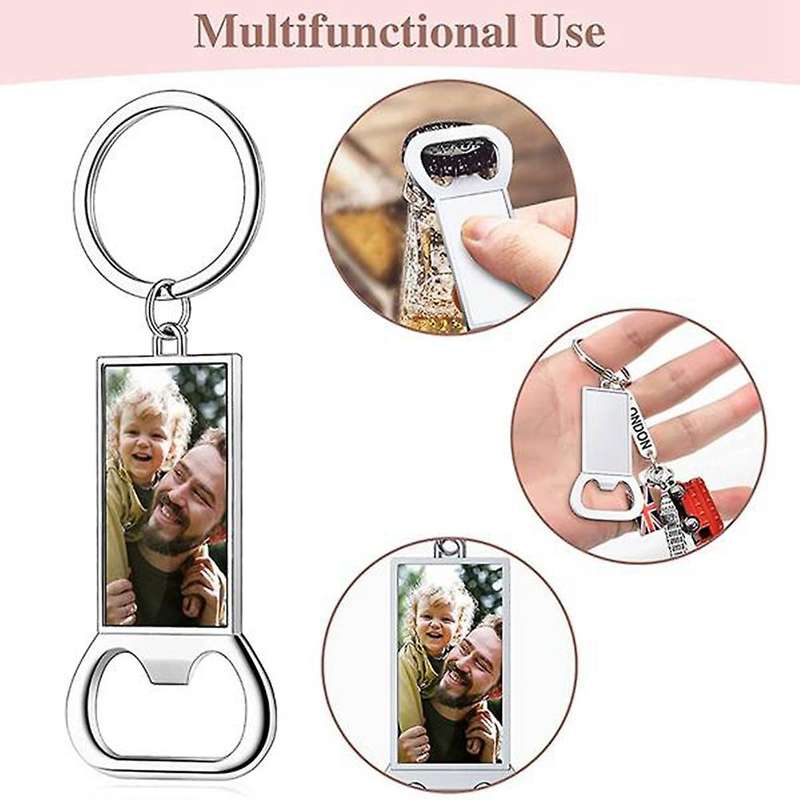 Sublimation Blanks Keyrings Metal Bottle Opener Blank Diy Keychains