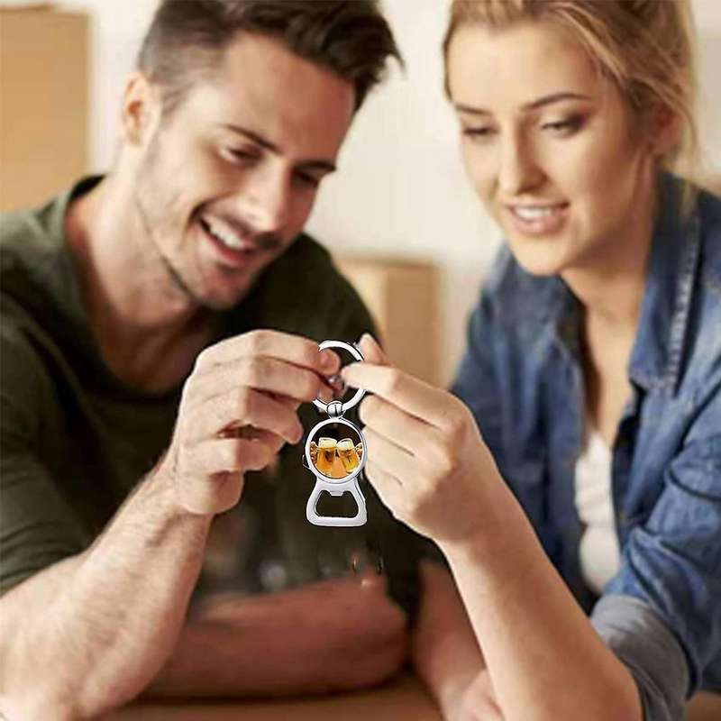 Sublimation Blanks Keyrings Metal Bottle Opener Blank Diy Keychains
