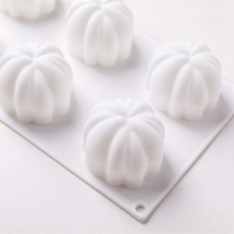 Pumpkin Mousse Mold Halloween Pumpkin Cake Mold White Silicone Mold