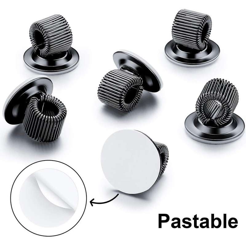 Pen Holder Clips with Adjustable Spring Loop Fit Any Size Pens 16pack