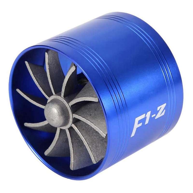 Air Intake Turbo, Car Air Intake Turbonator Single Fan (blue)
