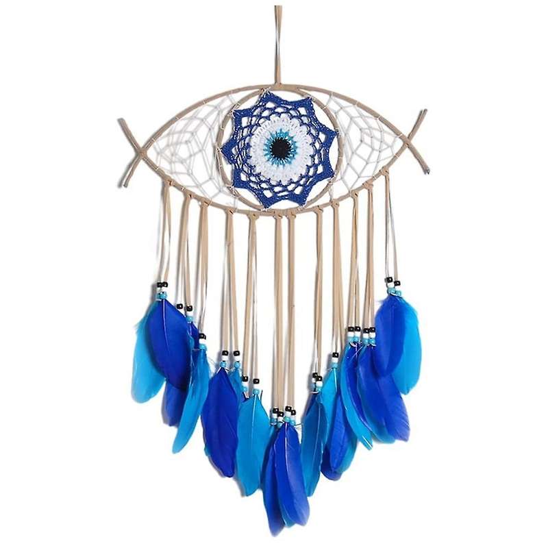 Evil Eye Dream Catchers for Bedroom Hand-woven Macrame Dreamcatcher,2