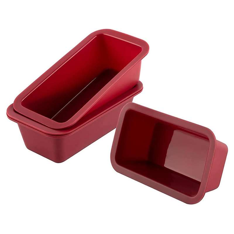 Bread Pan 4 Piece Set Non-stick Silicone Mini Cake for Baking Bread