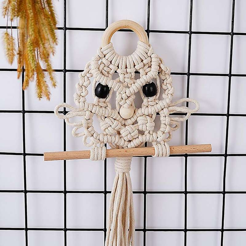 Macrame Wall Hanging Decor, Bohemian Woven Wall Hanging Tapestry
