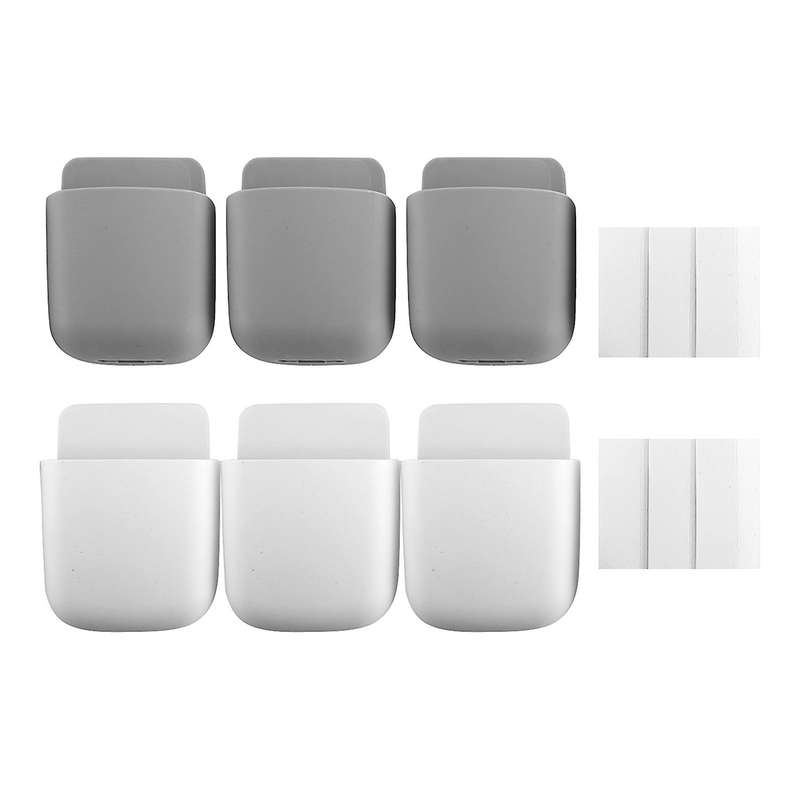 6 Pcs Self-adhesive Wall Beside Table Mount Remote Control- A