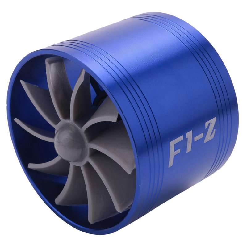 F1-z Universal Single-sided Turbine Engine Intake Turbocharger Blue