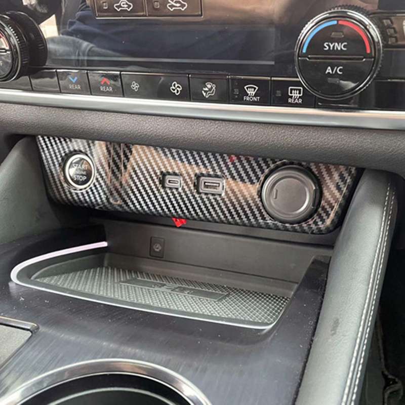 Inner Usb Charging Plug Panel Trim Cover for Nissan Rogue