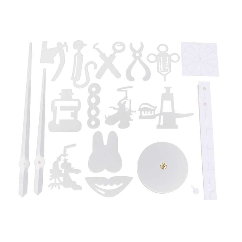 Dentist Diy Giant Wall Doctor Oversized Wall Clock Big Needle Silver