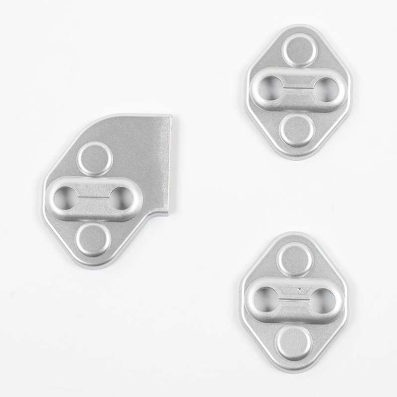 Car Door Lock Protective Decoration Cover Trim,abs Silver