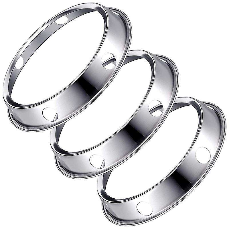 3 Packs 7 1/3-inch Wok Ring, Stainless Steel Wok Rack Wok Stand
