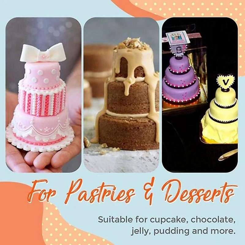 Mini 3 Tier Cake Mold Pan, Cake Pan Creative Party Pudding
