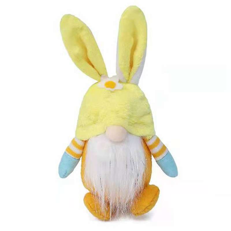 Easter Gnomes Bunny Dwarf Faceless Doll Plush Home Ornaments,a